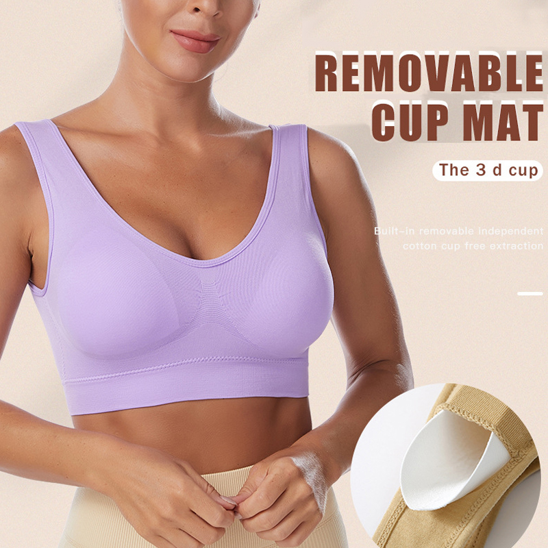 บราไร้โครง ไซส์ใหญ่พิเศษ S-4XL - Seamless Underwear Women บทวิจารณ์และราคา