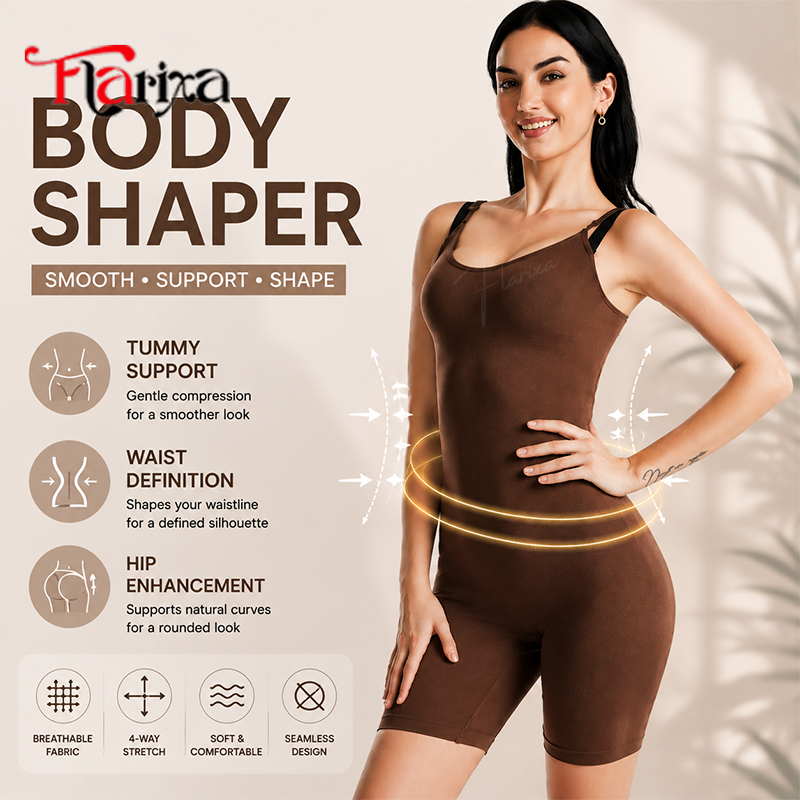 ชุดกระชับสัดส่วนไร้ตะเข็บสำหรั - Shapewear Bodysuit Firm บทวิจารณ์และราคา