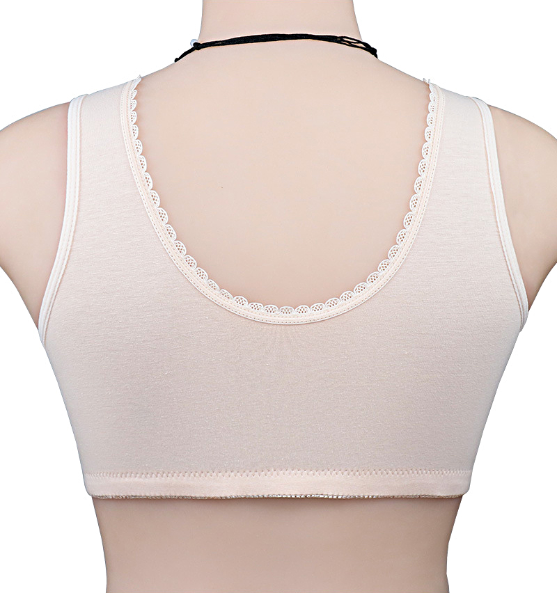 บราผ้าฝ้ายแบบปิดด้านหน้าเต็มตั - Bralette Wireless Soft บทวิจารณ์และราคา